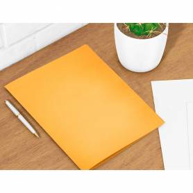 Subcarpeta liderpapel folio naranja intenso 180g/m2