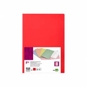 Subcarpeta liderpapel folio rojo intenso 180g/m2