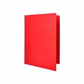 Subcarpeta liderpapel folio rojo intenso 180g/m2