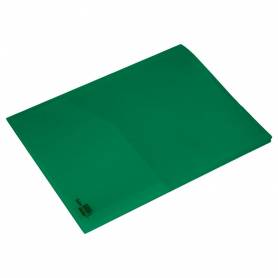 Carpeta liderpapel dossier dos bolsas canguro 45683 polipropileno din a4 verde