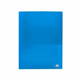 Carpeta liderpapel dossier dos bolsas canguro 45682 polipropileno din a4 azul