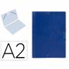 Carpeta planos liderpapel a2 carton gofrado n 12 azul - CG25