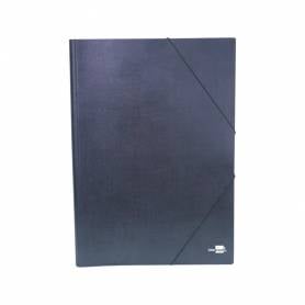 Carpeta planos liderpapel a3 carton gofrado n 12 negro