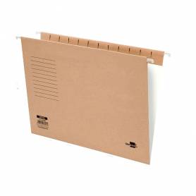 Carpeta colgante liderpapel folio prolongado kraft