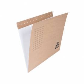 Carpeta colgante liderpapel folio kraft