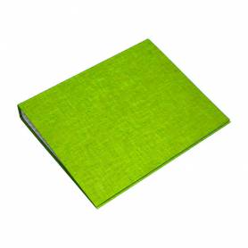 Carpeta de 4 anillas 25mm mixtas liderpapel folio cartonforrado paper coat verde frosty