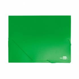 Carpeta liderpapel portadocumentos 36903 polipropileno dina4 verde lomo 50 mm