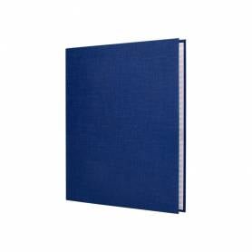 Carpeta de 4 anillas 40mm mixtas liderpapel folio carton forrado paper coat azul