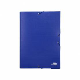 Carpeta proyectos liderpapel folio lomo 70mm carton forradoazul