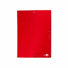 Carpeta proyectos liderpapel folio lomo 30mm carton forrado roja