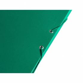 Carpeta proyectos liderpapel folio lomo 30mm carton forrado verde