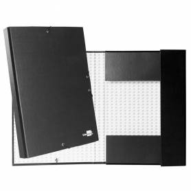 Carpeta proyectos liderpapel folio lomo 30mm carton forrado negra