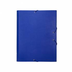 Carpeta clasificadora liderpapel 12 departamentos folio prolongado carton forrado azul