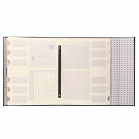 Carpeta clasificadora liderpapel 12 departamentos folio prolongado carton forrado negra