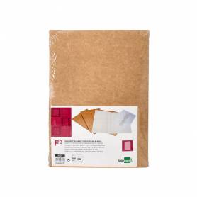 Subcarpeta liderpapel folio kraft interior blanco 240g/m2