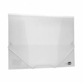 Carpeta liderpapel gomas solapas 34964 polipropileno din a4 transparente translucido