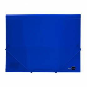 Carpeta liderpapel gomas solapas 34962 polipropileno din a4 azul translucido