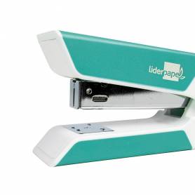 Grapadora liderpapel con regal o extraegrapas y caja de 1000 grapas 26/6,24/6, 22/6 20h colores surtidos