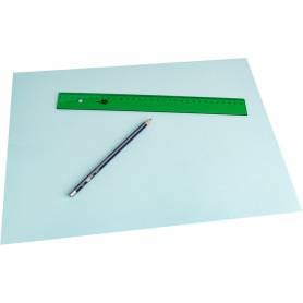 Regla liderpapel 40 cm acrilico verde