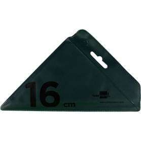 Escuadra liderpapel 16 cm acrilico verde