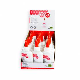 Pegamento cola blanca lavable liderpapel bote de 56 ml