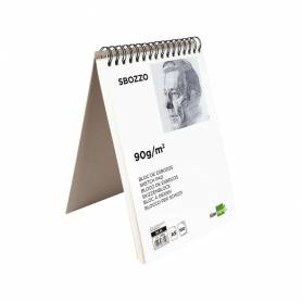 Bloc dibujo liderpapel esbozos espiral a5 148x210 mm 100 hojas 90gr/m2 sin recuadro