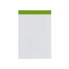 Bloc notas liderpapel cuadro 4 mm a4 80 hojas 60 g/m2 perforado sin tapa