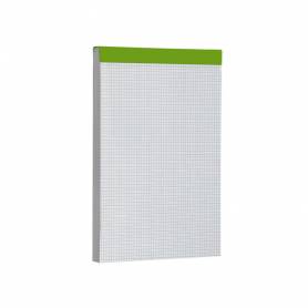 Bloc notas liderpapel cuadro 4 mm a4 80 hojas 60 g/m2 perforado sin tapa