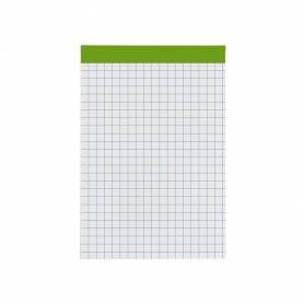 Bloc notas liderpapel cuadro 4 mm a7 80 hojas 60 g/m2 perforado sin tapa