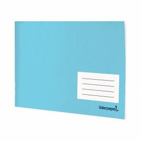 Libreta liderpapel smart a5 apaisado 32 hojas 60g/m2 cuadro 6 mm con margen