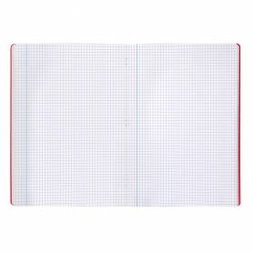 Libreta liderpapel 360 tapa de plastico a5 48 hojas 90g/m2 cuadro 4mm con margen colores surtidos