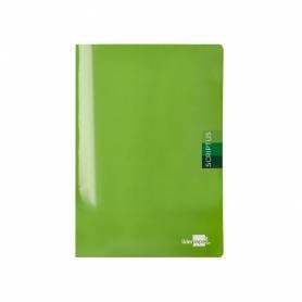 Libreta liderpapel scriptus a4 48 hojas 90g/m2 rayado montessori 5mm con margen colores surtidos