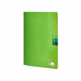 Libreta liderpapel scriptus a4 48 hojas 90g/m2 rayado montessori 5mm con margen colores surtidos