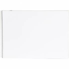 Bloc dibujo liderpapel artistico espiral 230x325mm 20 hojas 130g/m2 sin recuadro sin microperforado