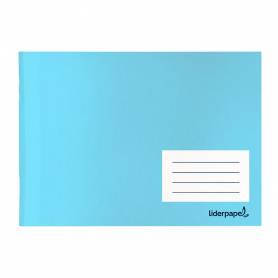 Libreta liderpapel write a5 apaisada 32h 60g/m2 cuadro 3 mm con margen