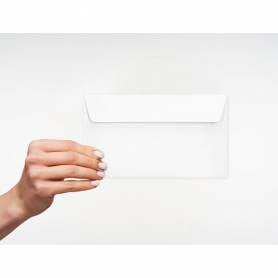 Sobre liderpapel n 2 blanco din americano 110x220 mm tira de silicona paquete de 25 unidades