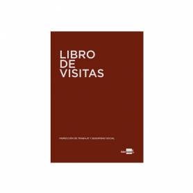 Libro liderpapel din a4 100 h registro de visitas de la inspeccion de trabajo