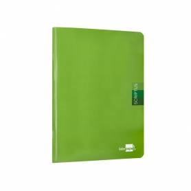 Libreta liderpapel scriptus a5 48 hojas 90g/m2 cuadro 4mm con margen color verde