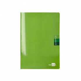 Libreta liderpapel scriptus a4 48 hojas 90g/m2 pauta 4ª 3.5mm con margen