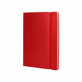 Libreta indice liderpapel similpiel a7 120 hojas 70g/m2 color rojo