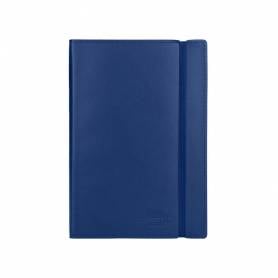 Libreta indice liderpapel similpiel a6 120 hojas 70g/m2 color azul