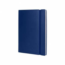 Libreta indice liderpapel similpiel a6 120 hojas 70g/m2 color azul