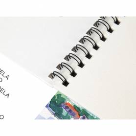 Bloc dibujo liderpapel acuarela espiral 297x420mm 10 hojas 300g/m2 sin recuadro