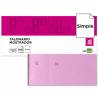 Talonario liderpapel mostrador 60x145 mm tl05 rosa con matriz - TL05