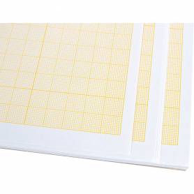 Bloc papel milimetrado liderpapel encolado 297x420 mm 50 hojas 80g/m2