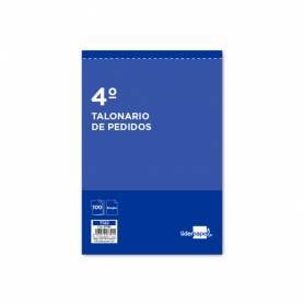 Talonario liderpapel pedidos cuarto original 122