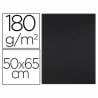 Cartulina liderpapel 50x65 cm 180g/m2 negro paquete de 25 - CX66