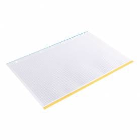 Recambio liderpapel a4 100 hojas 90g/m2 cuadro 5 mm 4 taladros bandas de 5 colores antartik