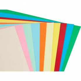 Cartulina liderpapel a3 180g/m2 10 colores surtidos paquete 100 hojas