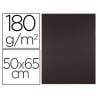 Cartulina liderpapel 50x65 cm 180 gr marron paquete de 25 - CT46